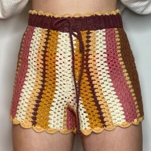 New ZARA Crochet Shorts